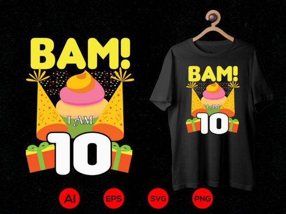 Birthday T-shirt Design 07: Graphics for Branding